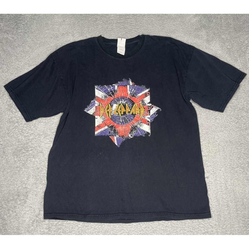 VERY RARE Def Leppard Bryan Adams Concert Tour‎ Rock N Roll 2005 Double Header T